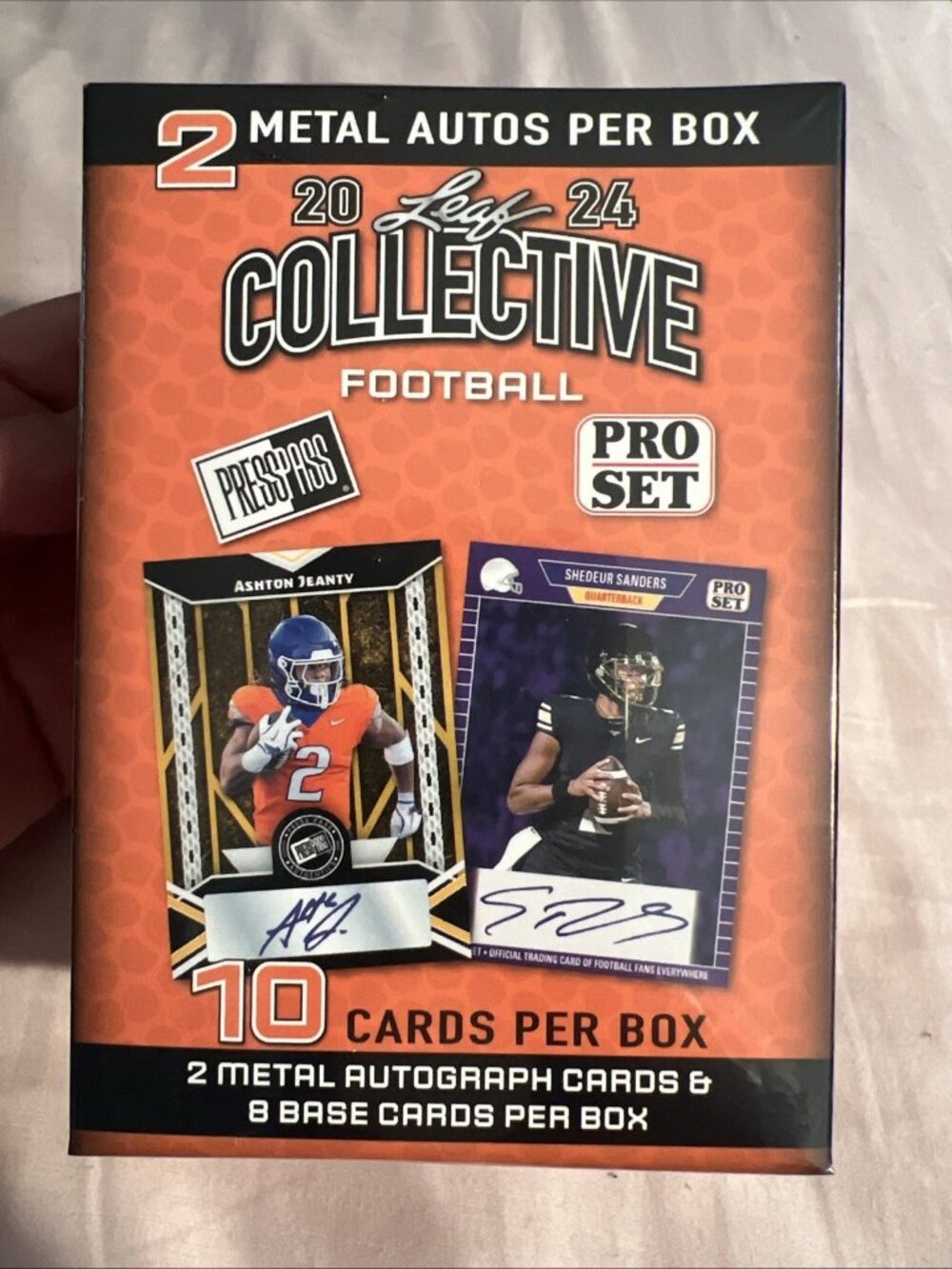 2024 Leaf Collective Football Blaster Box - 2 AUTOS PER BOX! *NEW/FACTORY SEALED
